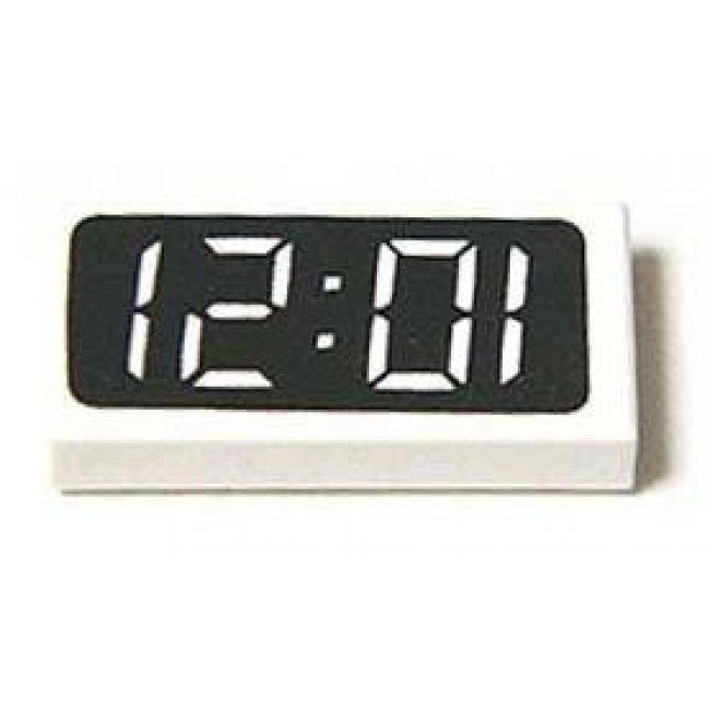 LEGO Clock Digital Tile